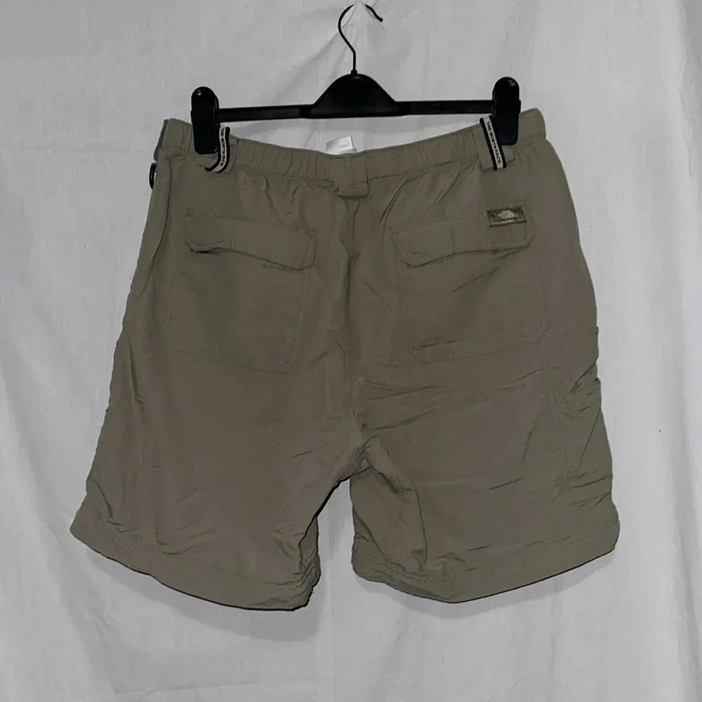 men's tan The North Face cargo shorts size large